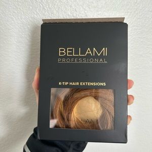 BELLAMI Professional K-Tip 20” chestnut brown #6 Straight Hair Extensions REMY